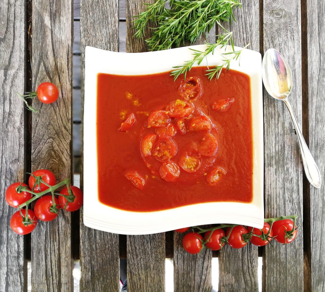 Tomato soup made by Christina